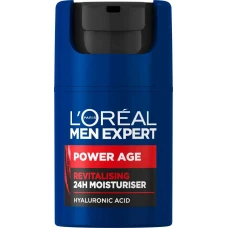 Crema hidratanta si revitalizanta pentru barbati Power Age Men Expert, 50ml, L'Oreal Paris