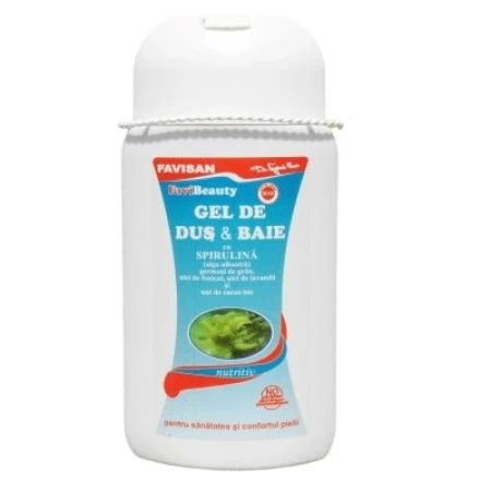 Gel de Dus cu Spirulina, 300 ml, Favisan