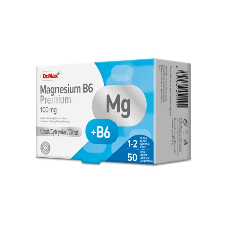 Dr. Max Magnesium B6 Premium, 50 comprimate