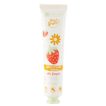 Pasta de dinti cu capsuni pentru copii, 75ml, La Saponaria