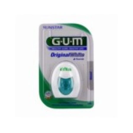 Ata Dentara, GUM, Original White Floss, cu Fluor si Microparticule de Siliciu, 30m