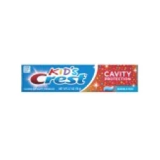 Pasta de Dinti Copii, Crest, Sparkle Fun, Aroma Bubble Gum, Culoare Albastra, 76.5gr