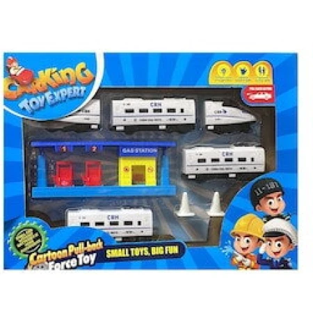 OEM Set de joaca CarKing Toy Expert, Tren si Benzinarie