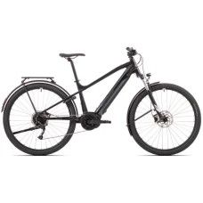 Bicicleta Electrica Rock Machine Torrent e50-29 B Touring, roti 29inch, cadru 17inch M, autonomie 100km, motor 250W, baterie 36V/500 Wh (Negru)