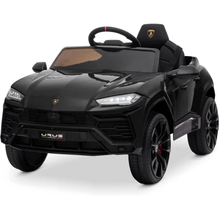 Masinuta electrica pentru copil 2-5 ani, Lamborghini Urus, 70W, 12V 7Ah, culoare Neagra