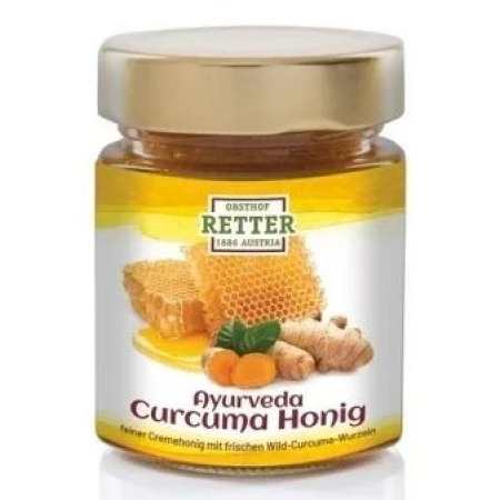 Miere cu turmeric bio 250g Retter