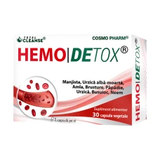 Hemodetox, 30 capsule vegetale, Cosmopharm