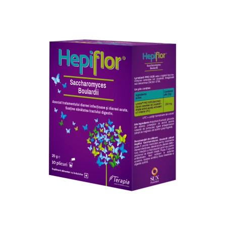 Hepiflor Saccharomyces B. , 10 plicuri, Terapia