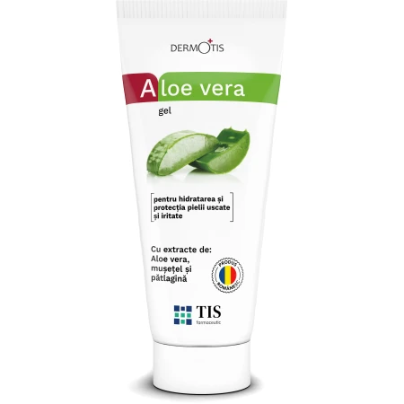 Gel cu aloe vera DermoTIS, 100ml, Tis Farmaceutic
