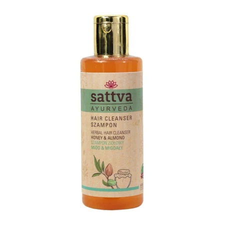 Sampon hidratant cu miere si migdale, 210ml, Sattva Ayurveda