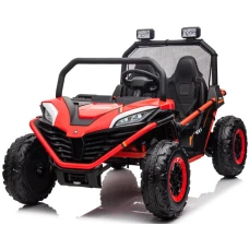 UTV electric pentru 2 copii Kinderauto Dune-Buggy 200W 12V, cu roti MOI, culoare Rosu