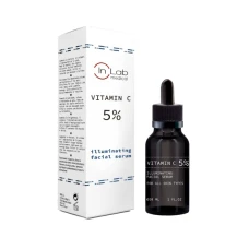 Ser pentru fata concentrat cu 5% Vitamina C, 30ml, InLab Medical