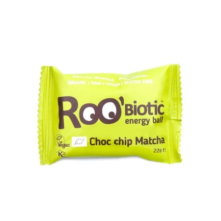ROObiotic energy ball ciocolata si matcha bio 22g
