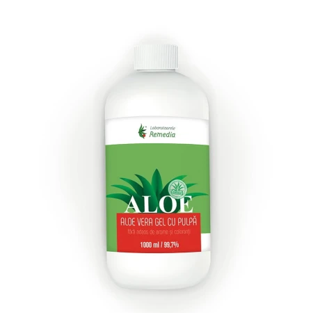 Aloe vera gel,1 litru,Remedia