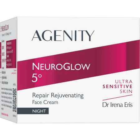 Crema de noapte cu efect de rejuvenare si reparare NeuroGlow 5, 50ml, Agenity