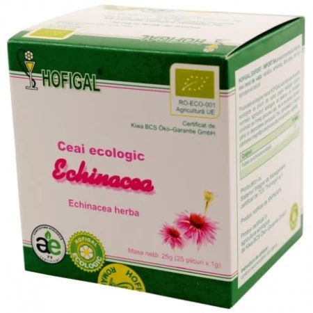 Ceai de echinacea, 25 plicuri, Hofigal