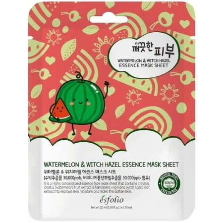 Masca faciala cu esenta de pepene verde, 25ml, Esfolio