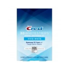 Cutie 12x Plicuri, Benzi Albirea Dintilor, Crest, 3D White, Classic Vivid, 9% Concentratie, 12 zile