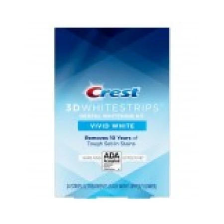 Cutie 12x Plicuri, Benzi Albirea Dintilor, Crest, 3D White, Classic Vivid, 9% Concentratie, 12 zile