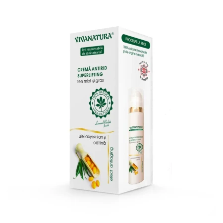 Crema Antirid Superlifting ten mixt si gras, 45 ml – Leonard Radutz Formula – VivaNatura
