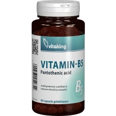 Vitamina B5 Acid pantotenic 200mg, 90 capsule gelatinoase, Vitaking