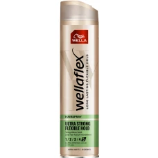 Fixativ cu grad de fixare 5 Ultra Strong Flexible Hold Wellaflex, 250ml, Wella