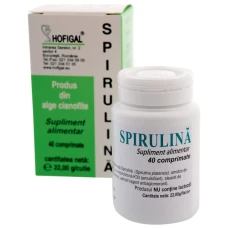 Spirulina 200miligrame, 40capsule, Hofigal