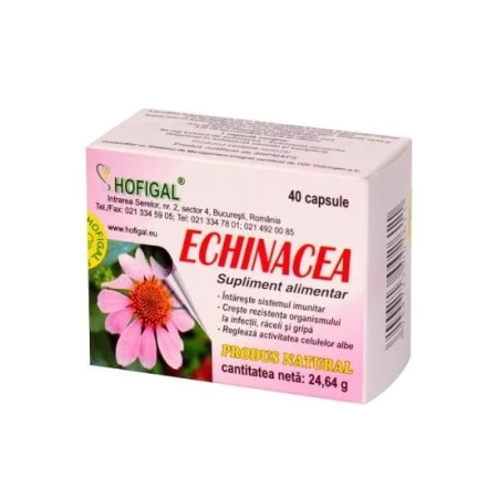 Echinacea, 40 capsule, Hofigal