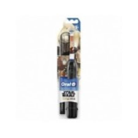 Periuta de Dinti Electrica pentru Copii, Oral-B, Mandalorian, Curatare Eficienta prin 12.000 VIbratii, Neagra