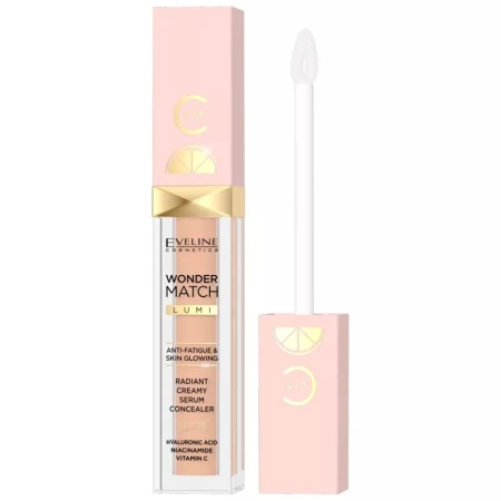 Corector Wonder Match Lumi cu vitamina C NO 20 Warm, 6.8ml, Eveline Cosmetics