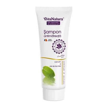 Sampon Antimatreata cu Rozmarin si Tea-Tree, 250ml, VivaNatura
