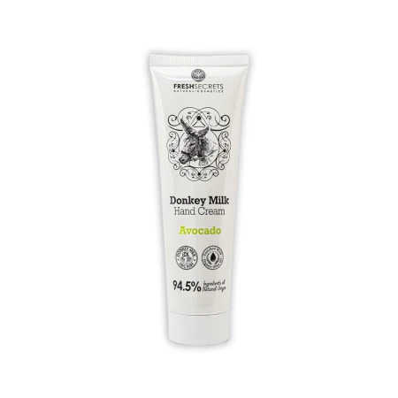 Crema de maini cu lapte de magarita si ulei de avocado, 100ml, Fresh Secrets