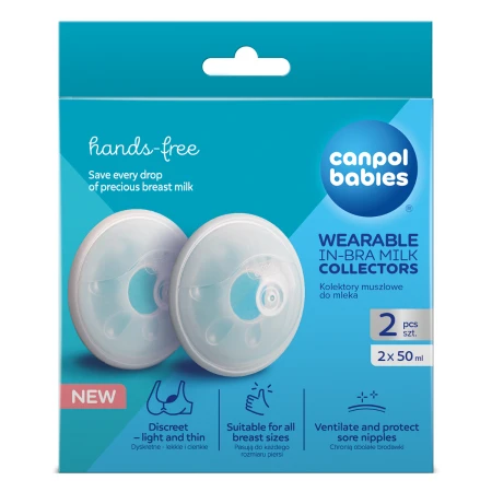 Set scoica colectoare de lapte 1/700, 2 bucati, Canpol babies