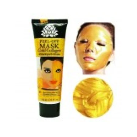Masca Curatare Fata, 24K Gold, Peel-Off, Gold Collagen, Anti-Imbatranire, Ofera Luminozitate Tenului, 120gr