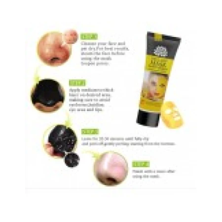 Masca Curatare Fata, 24K Gold, Peel-Off, Gold Collagen, Anti-Imbatranire, Ofera Luminozitate Tenului, 120gr