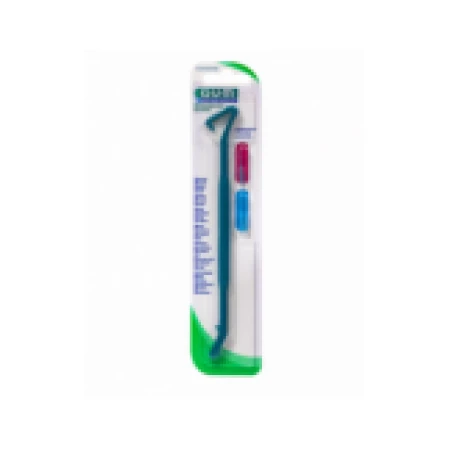Set Periuta Interdentara, GUM, Proxabrush Classic, pentru Curatare in Profunzime, cu Maner Special, cu 2 Rezerve