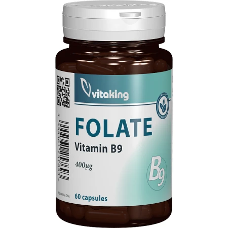 Folat organic 400mcg, 60 capsule, Vitaking