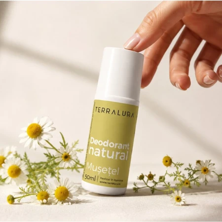 Deodorant Roll-on Natural Musetel, 50ml, Terralura