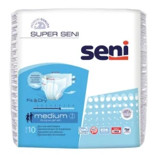 Scutece pentru adulti Super Seni, Medium, 10 bucati, Seni