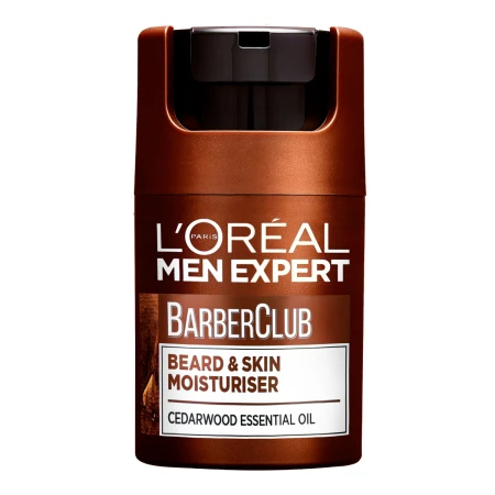 Crema hidratanta pentru barba si ten Men Expert Barber Club, 50ml, L'Oreal Paris