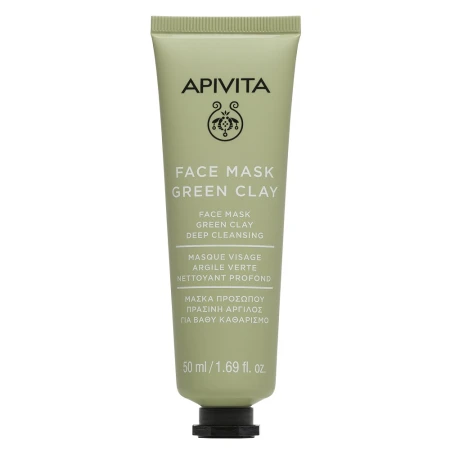 Masca pentru curatare profunda cu argila verde, 50ml, Apivita