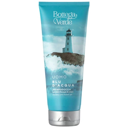 Sampon si gel de dus 2 in 1 cu saruri marine Blu D'Acqua, 200ml, Bottega Verde