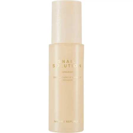 Emulsie pentru fata cu secretie de melc Snail Solution, 120ml, Nature Republic