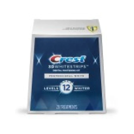 Cutie 20x Plicuri, Benzi Albirea Dintilor, Crest, 3D Whitestrips, Professional White, 10% Concentratie
