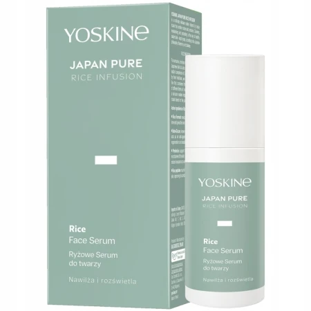 Ser facial pe baza de orez Japan Pure, 30ml, Yoskine