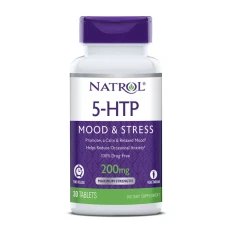 Supliment alimentar 5-HTP 200 mg Mood & Stress Natrol, 30 tablete, GNC