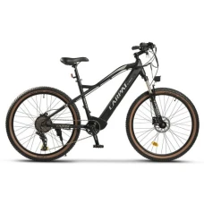 Bicicleta Electrica MTB Hidraulica Carpat C275H7E, roti 27.5inch, autonomie pana la 60 Km, motor 250W, viteza maxima 25 km/h (Negru/Gri)