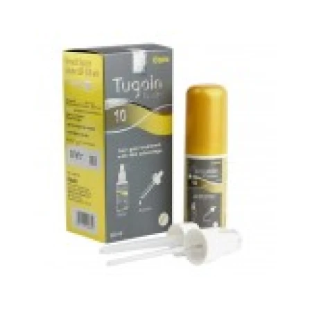 Solutie 1 Luna, Cipla, Tugain, Minoxidil, 10%, Tratament Impotriva Caderii Parului, Pipeta, Spray, 1x 60ml