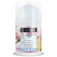 Crema hidratanta bio de zi si noapte pentru ten normal si mixt cu extract de crin, 50ml, Coslys