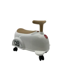 Masinuta premergator fara pedale, Kinderauto BabyCar, alb
